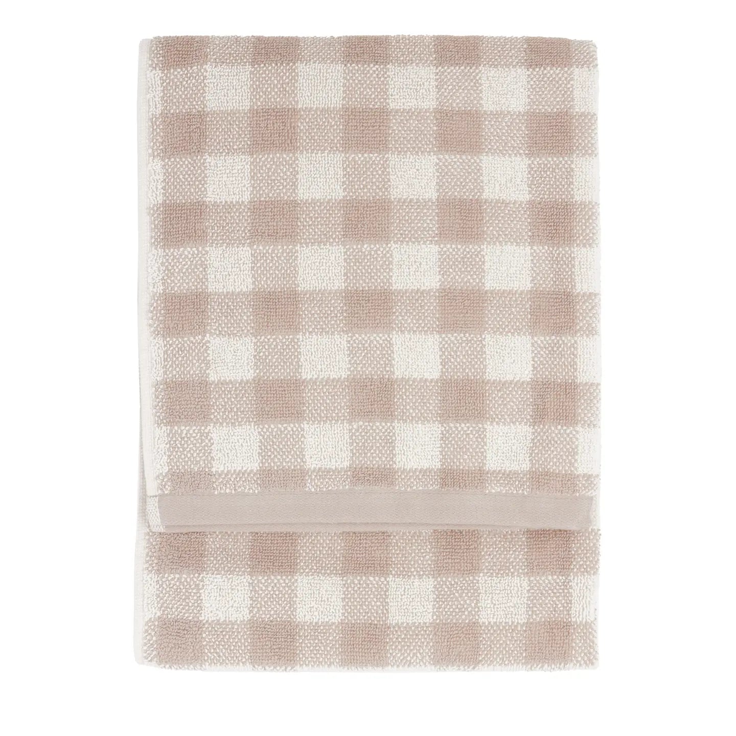 Barton håndhåndkle i bomull med ginghamruter – 50 x 100 cm