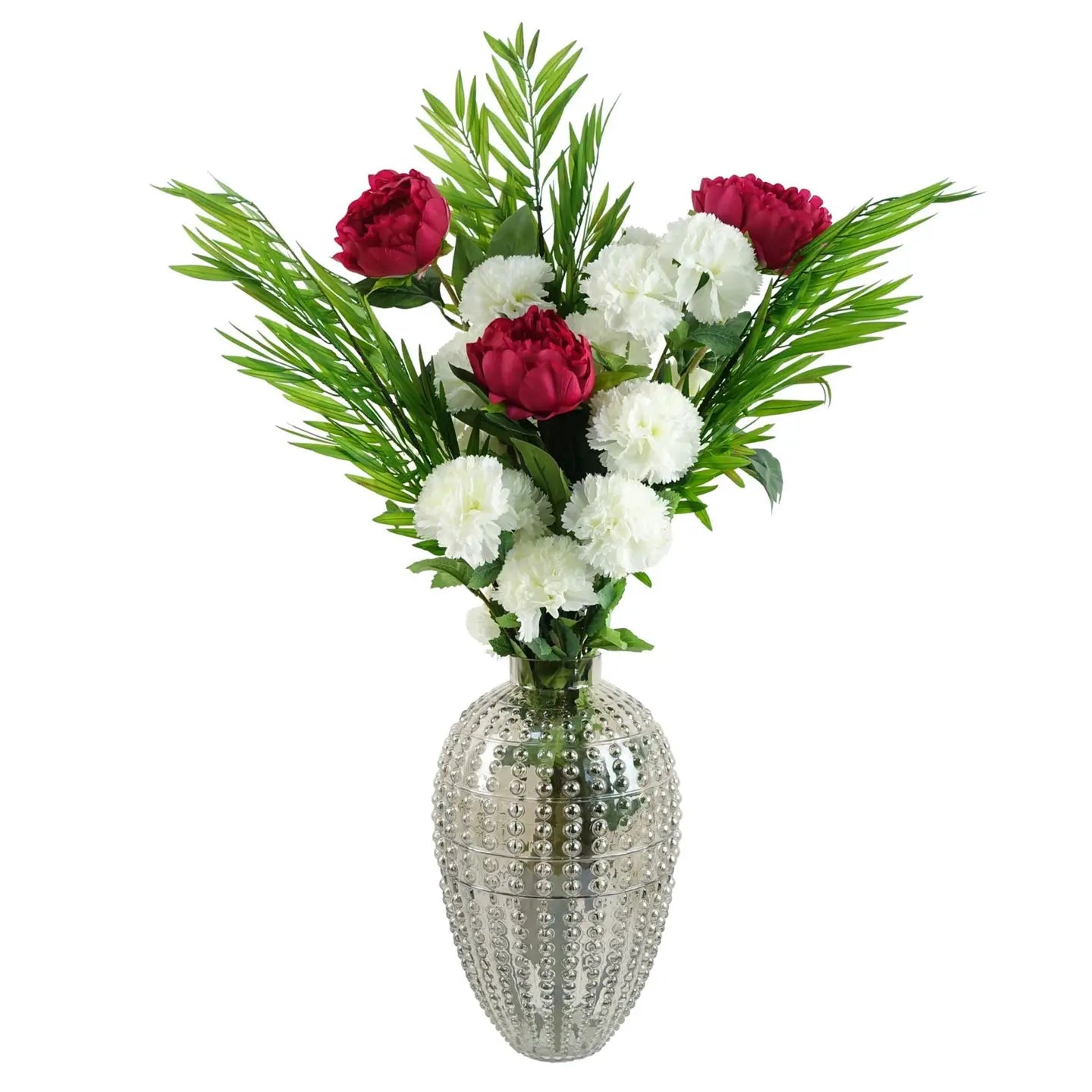 Glassvase Bubble – Røykgrå – 35 cm