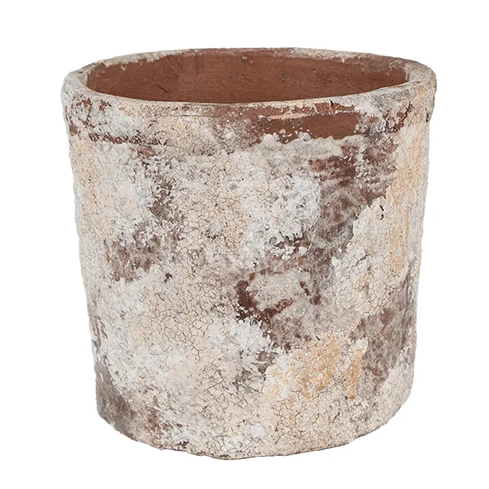Blomsterpotte i terrakotta – beige Ø18 cm