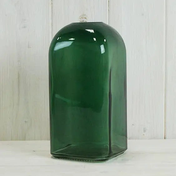 Grønn Kvadratisk Flaskevase