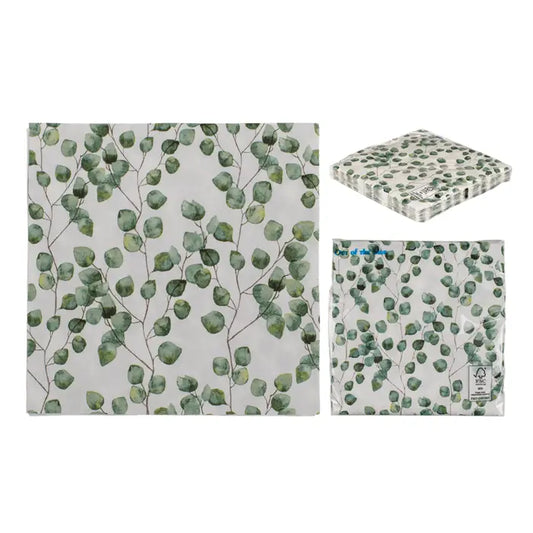 Papirservietter – Eucalyptus (20 stk)