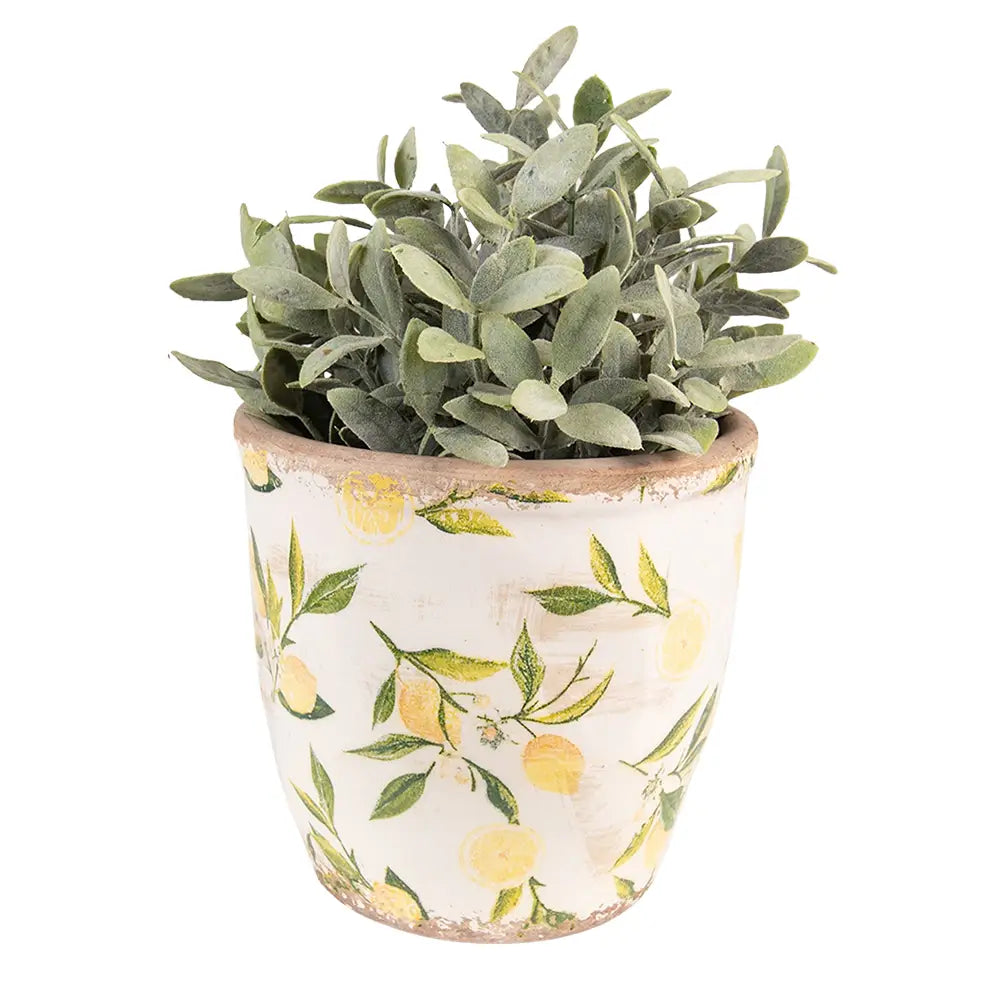 Blomsterpotte Sitroner 17 x 17 x 16 cm