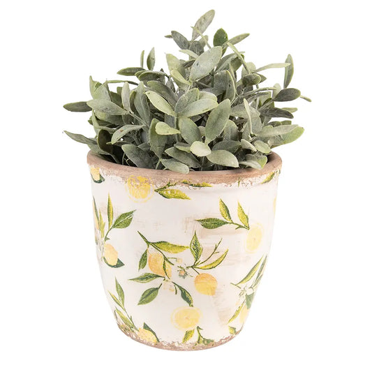 Blomsterpotte Sitroner 17 x 17 x 16 cm