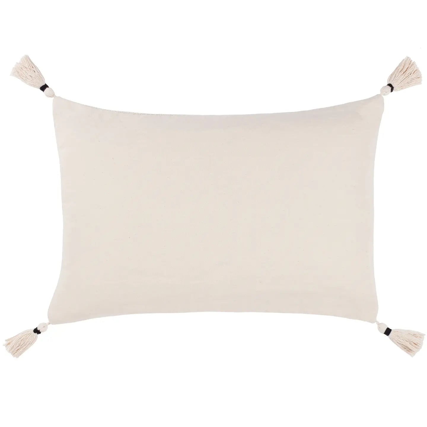 Caliche pyntepute med vevd mønster og dusker – 40 x 60 cm