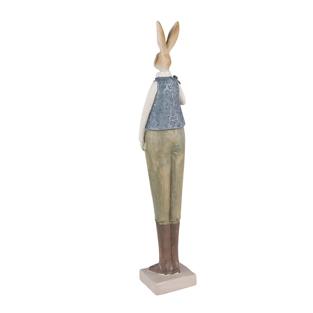 Kaninfigur 36 cm – Blå/Grønn