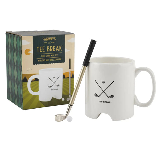 Golf Mug Gift Set – “Tee Break”