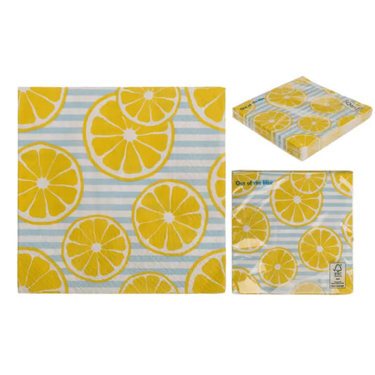 Papirservietter – Lemon Fresh (20 stk)
