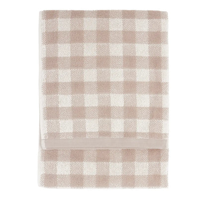 Barton håndhåndkle i bomull med ginghamruter – 50 x 100 cm