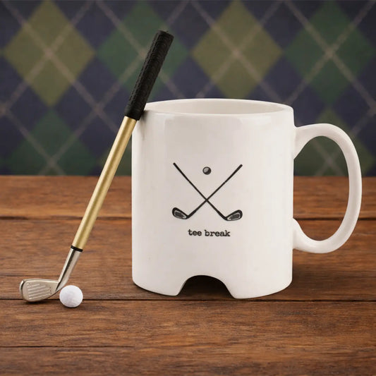 Golf Mug Gift Set – “Tee Break”