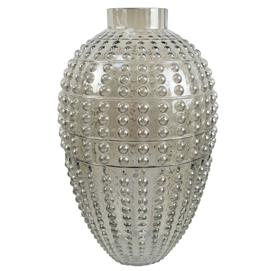 Glassvase Bubble – Røykgrå – 35 cm