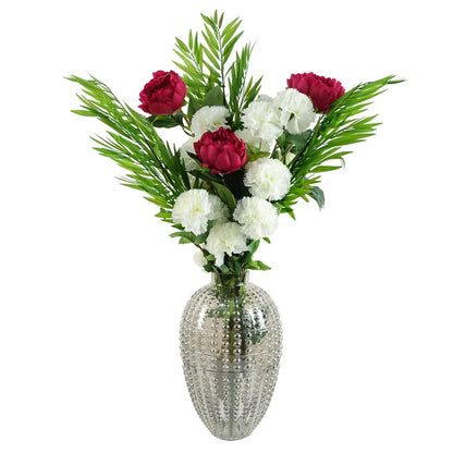 Glassvase Bubble – Røykgrå – 35 cm