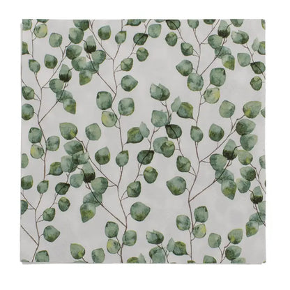 Papirservietter – Eucalyptus (20 stk)