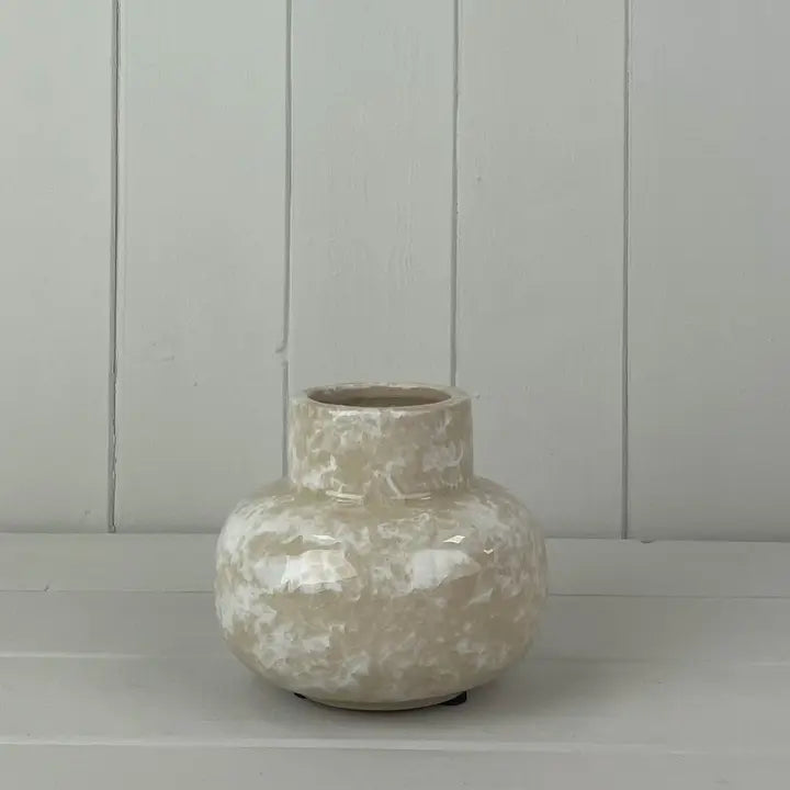 Marmorert keramikkvase – Satchville