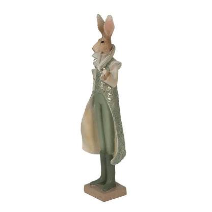 Kaninfigur 33 cm – Grønn