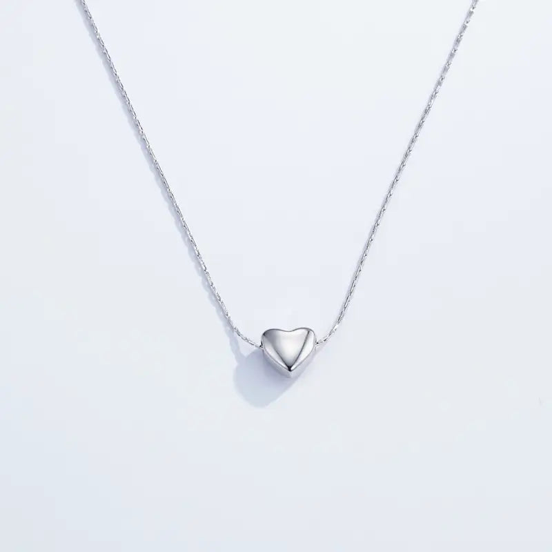 Halskjede med Rustfritt Stål Hjerte