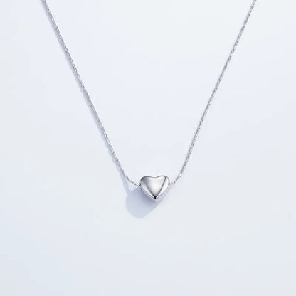 Halskjede med Rustfritt Stål Hjerte