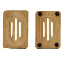 Bambus såpeholder med antiskli