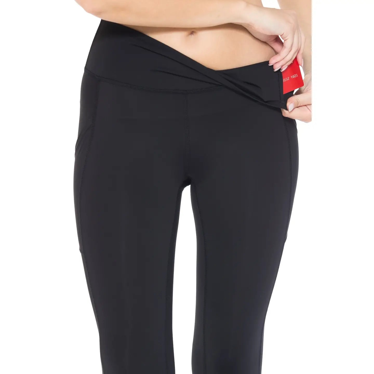 Activewear Capri-leggings med lommer