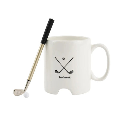 Golf Mug Gift Set – “Tee Break”