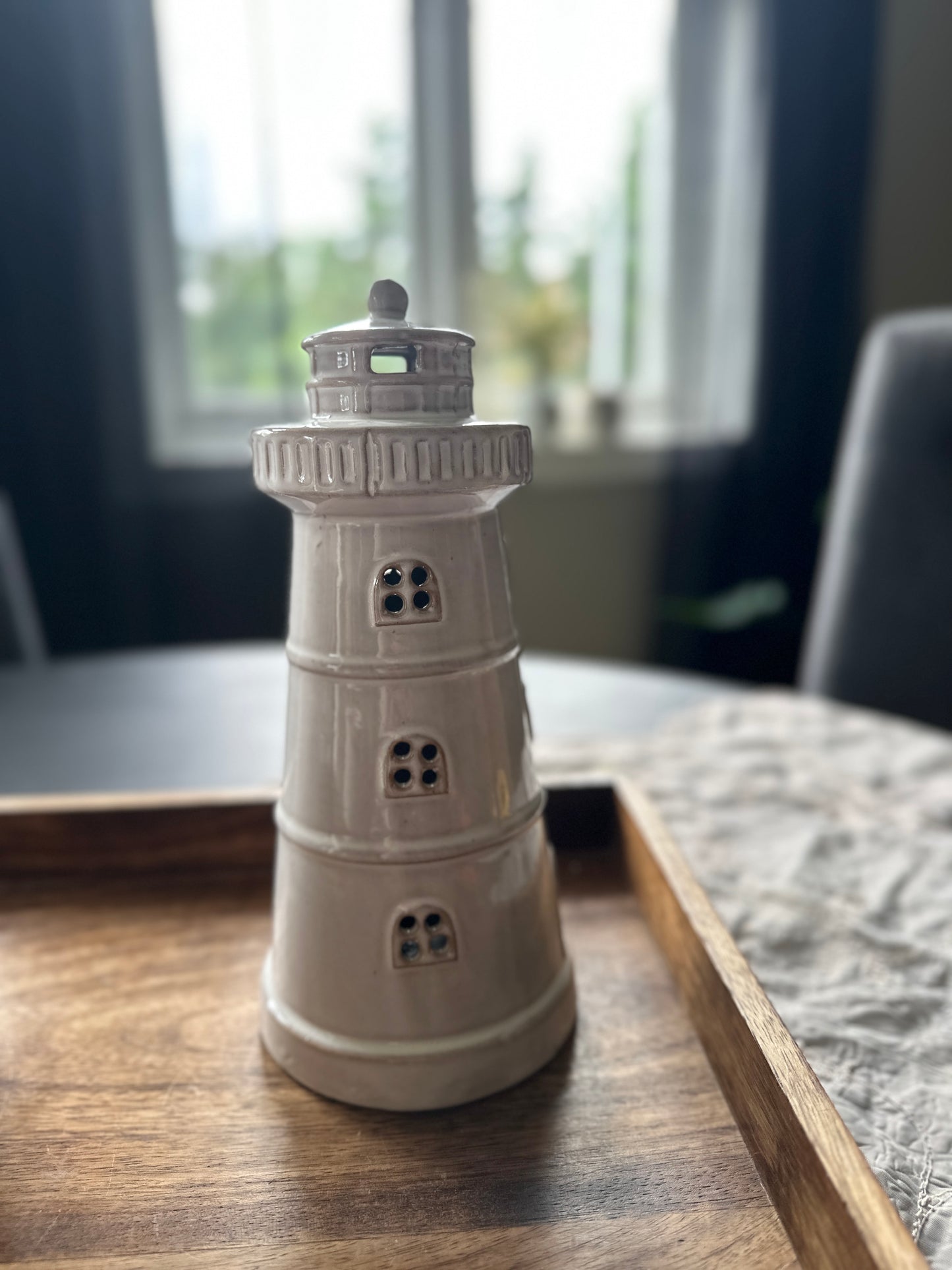 LED Fyrtårn Dekorasjon – 22 cm