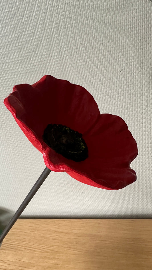 Valmue Fuglemater på Spyd – 13 cm