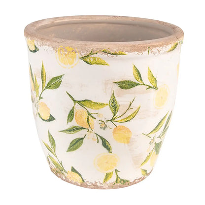 Blomsterpotte Sitroner 17 x 17 x 16 cm