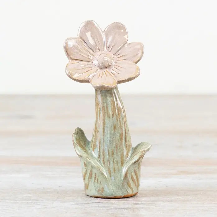 Dekorblomst på Stilk – Rosa – 11,8 cm