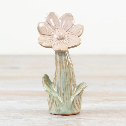 Dekorblomst på Stilk – Rosa – 11,8 cm