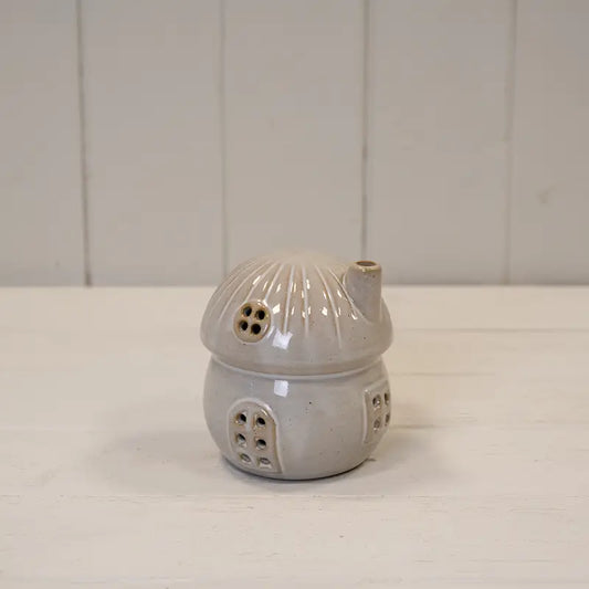 Glasert keramikk sopp-hus med LED