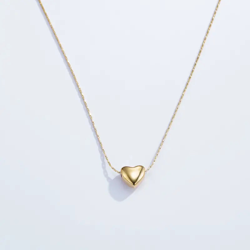 Halskjede med Rustfritt Stål Hjerte