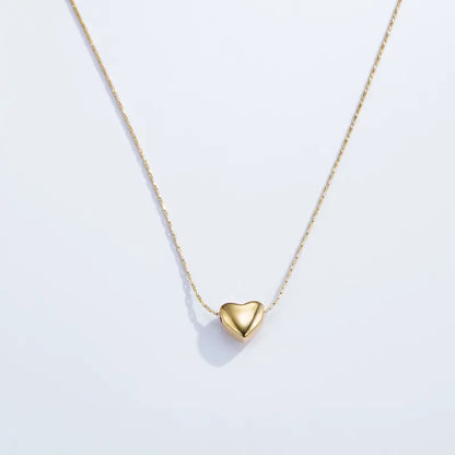 Halskjede med Rustfritt Stål Hjerte