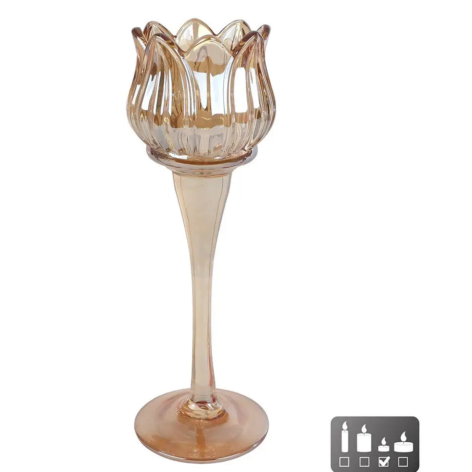 Telysholder Amber Tulp