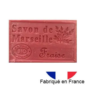 Marseille-såpe 125 g – Jordbærduft